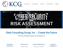 Tablet Screenshot of kcg-inc.net